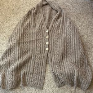 Neiman Marcus cashmere poncho wrap